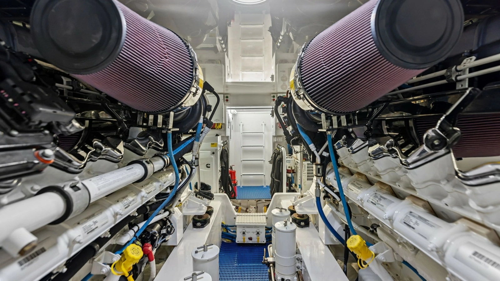 Engine Room with Dual Engines