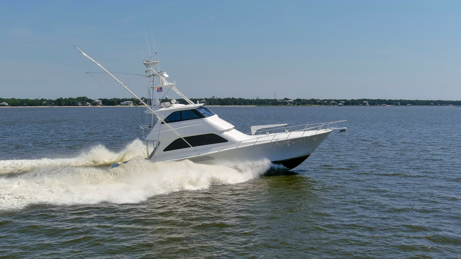 2007 64 Viking Enclosed Bridge Reel Blues Exterior (1)