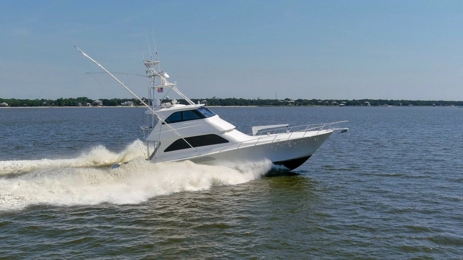 2007 64 Viking Enclosed Bridge Reel Blues Exterior (1)