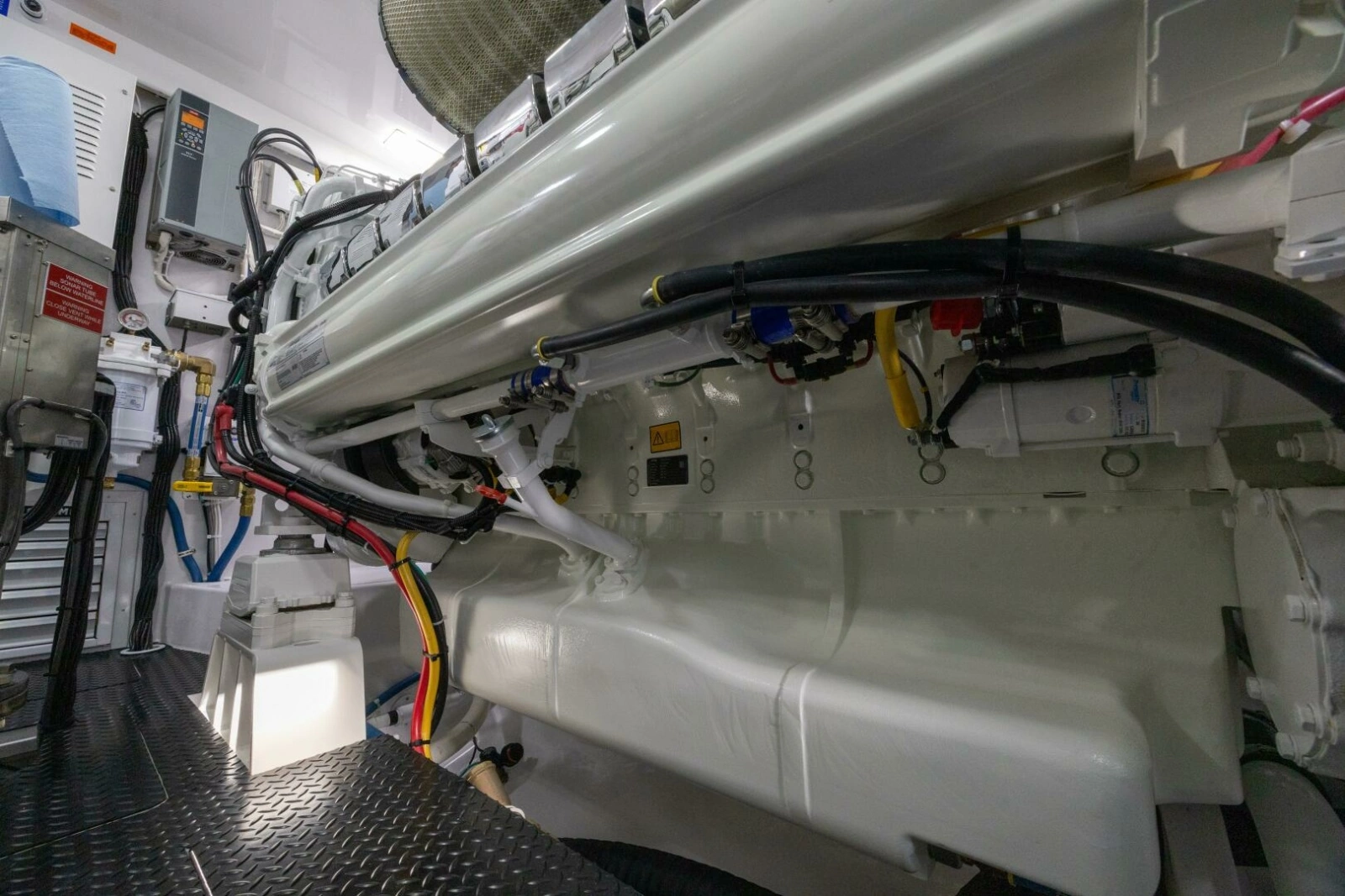 2025 82 Viking Convertible Boujie Engine Room (1)