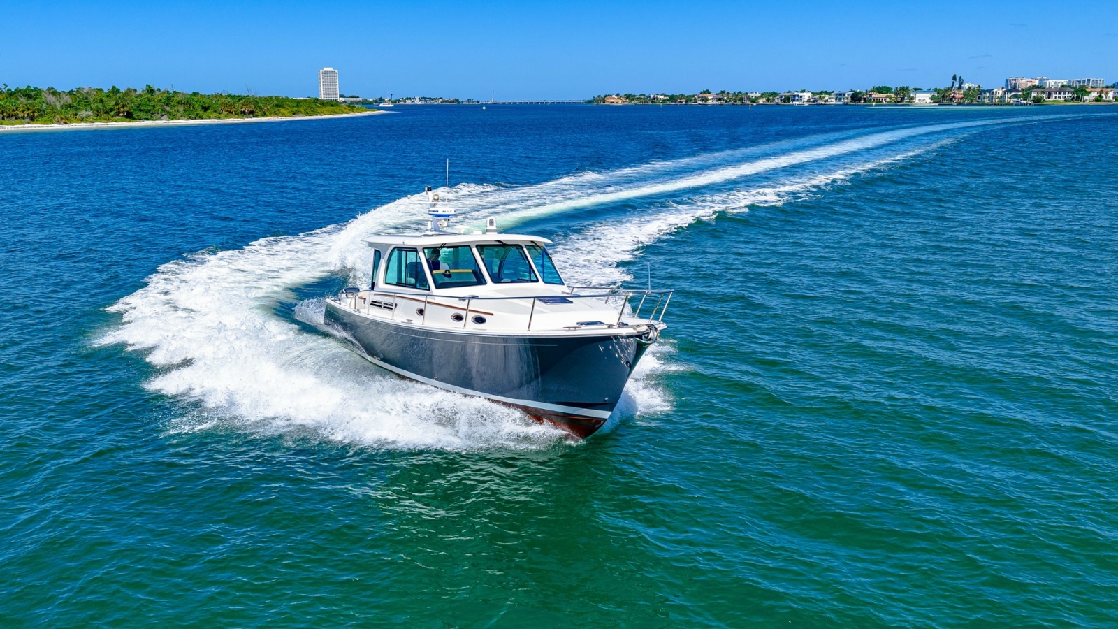 Bow View Cruising at Speed