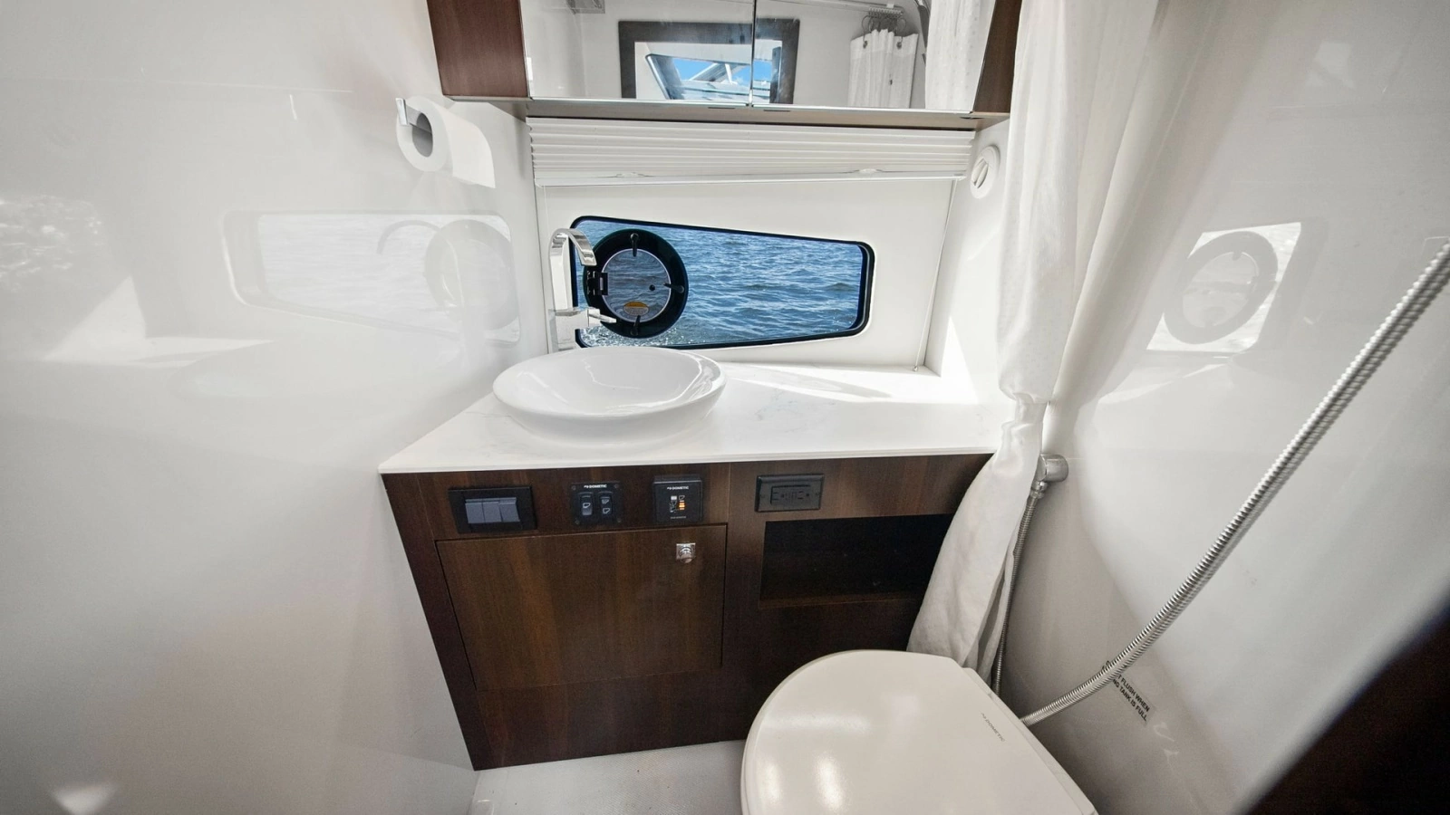 Compact Bathroom with Vanity