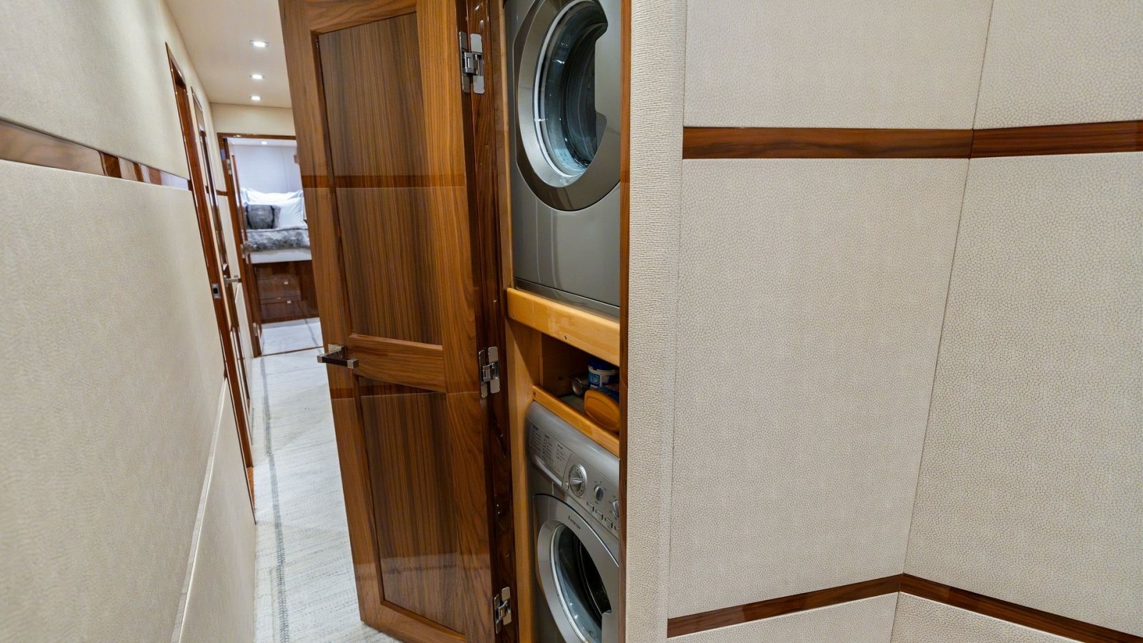 2016 Viking 80 Enclosed Bridge- FRIGATE- Laundry