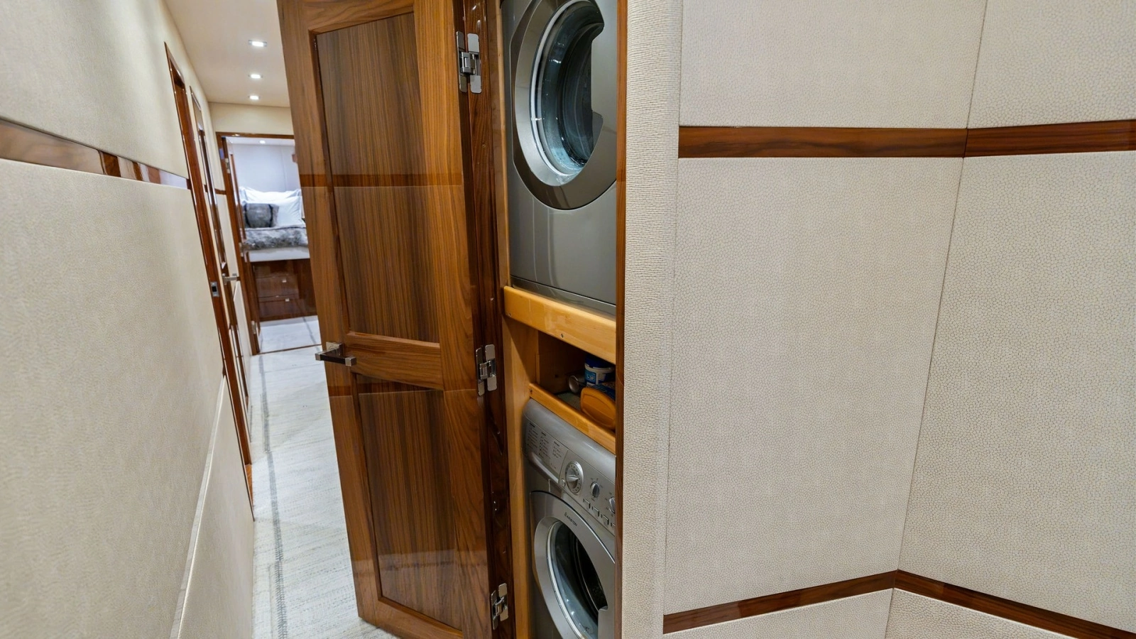 2016 Viking 80 Enclosed Bridge- FRIGATE- Laundry
