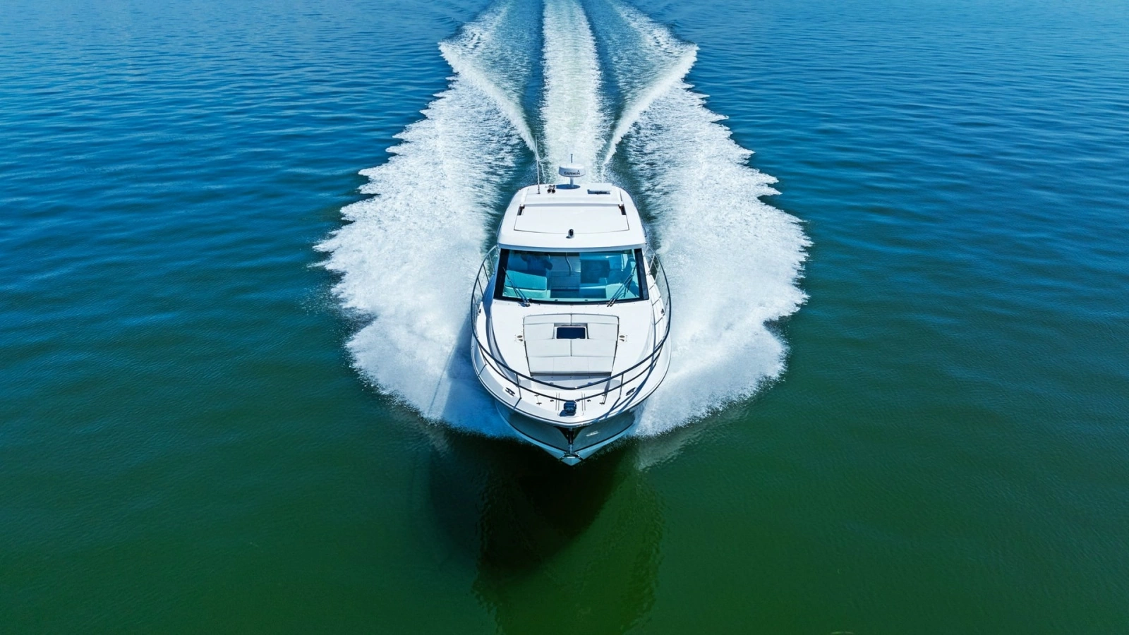 Aerial View of Bow Underway