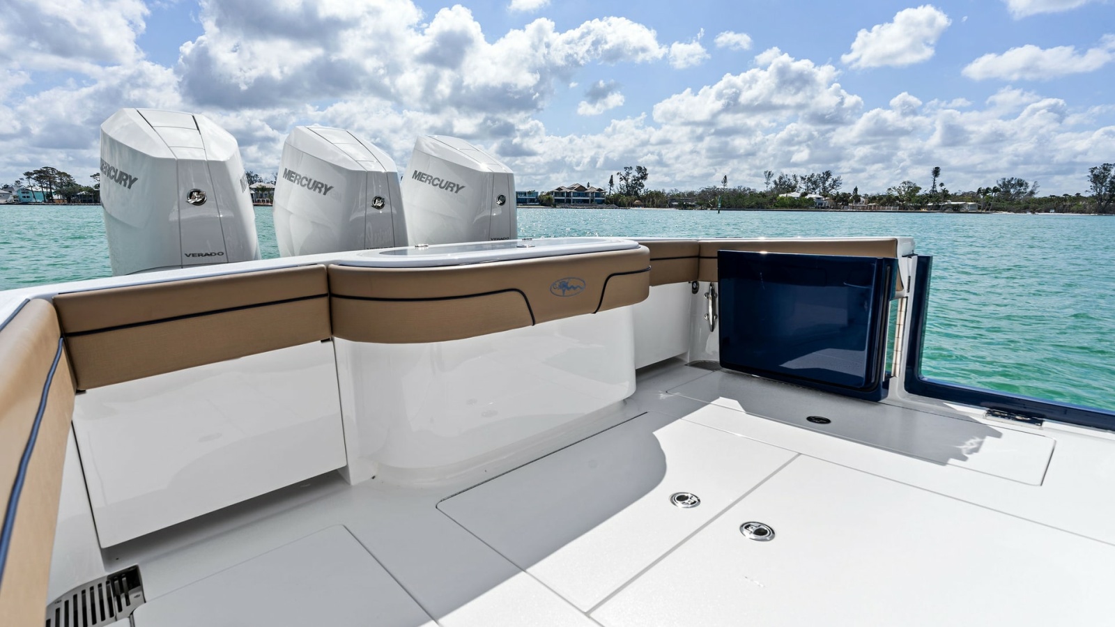 Spacious Aft Deck with Engines
