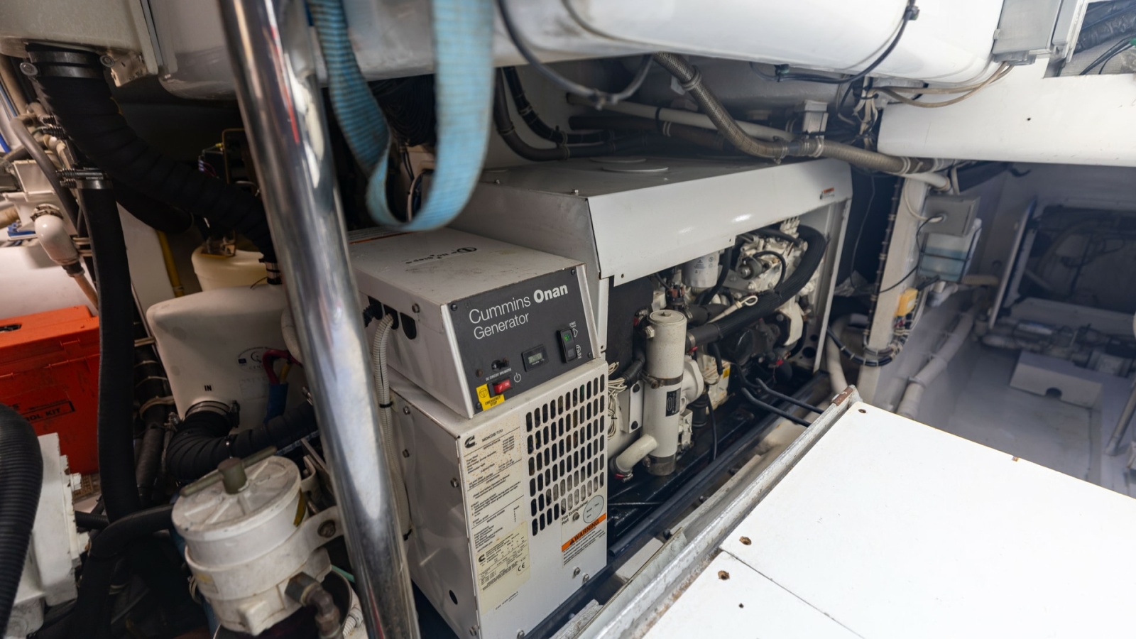 2007 Hatteras 68 Convertible- KEMOSABE- Engine Room
