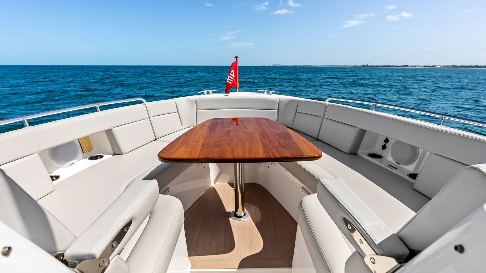 Spacious Forward Deck Seating Area