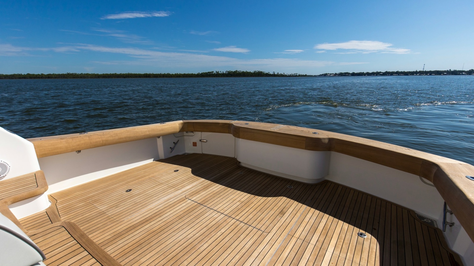 Spacious Aft Deck with Teak Flooring