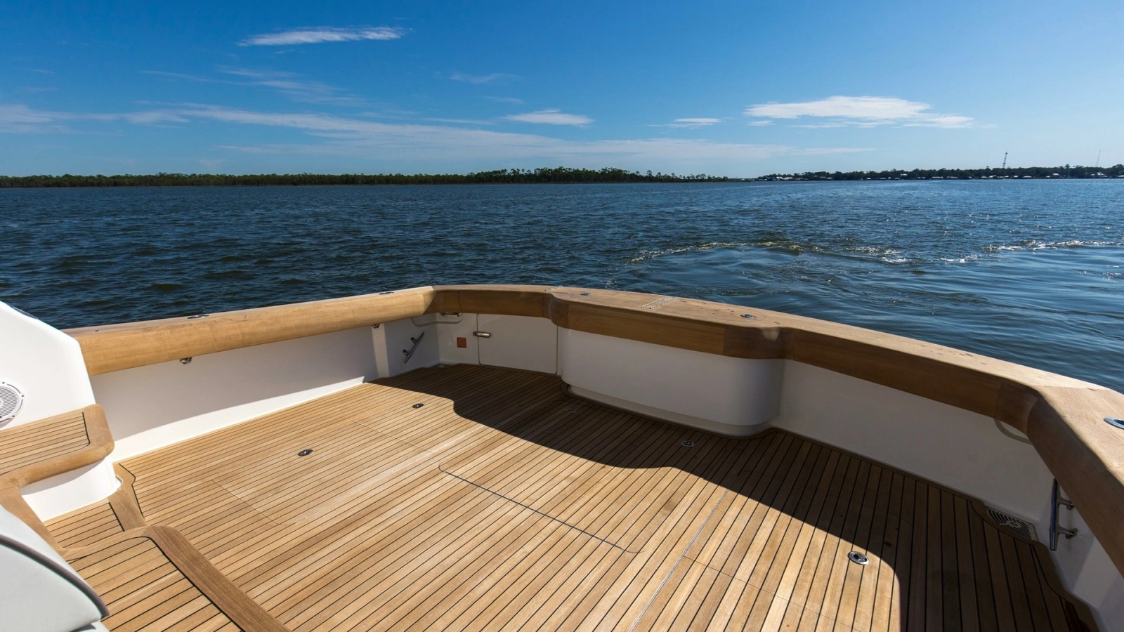 Spacious Aft Deck with Teak Flooring
