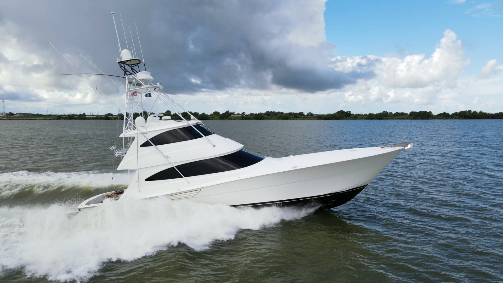 2017 72 Viking Enclosed Bridge Share-E Exterior (2)