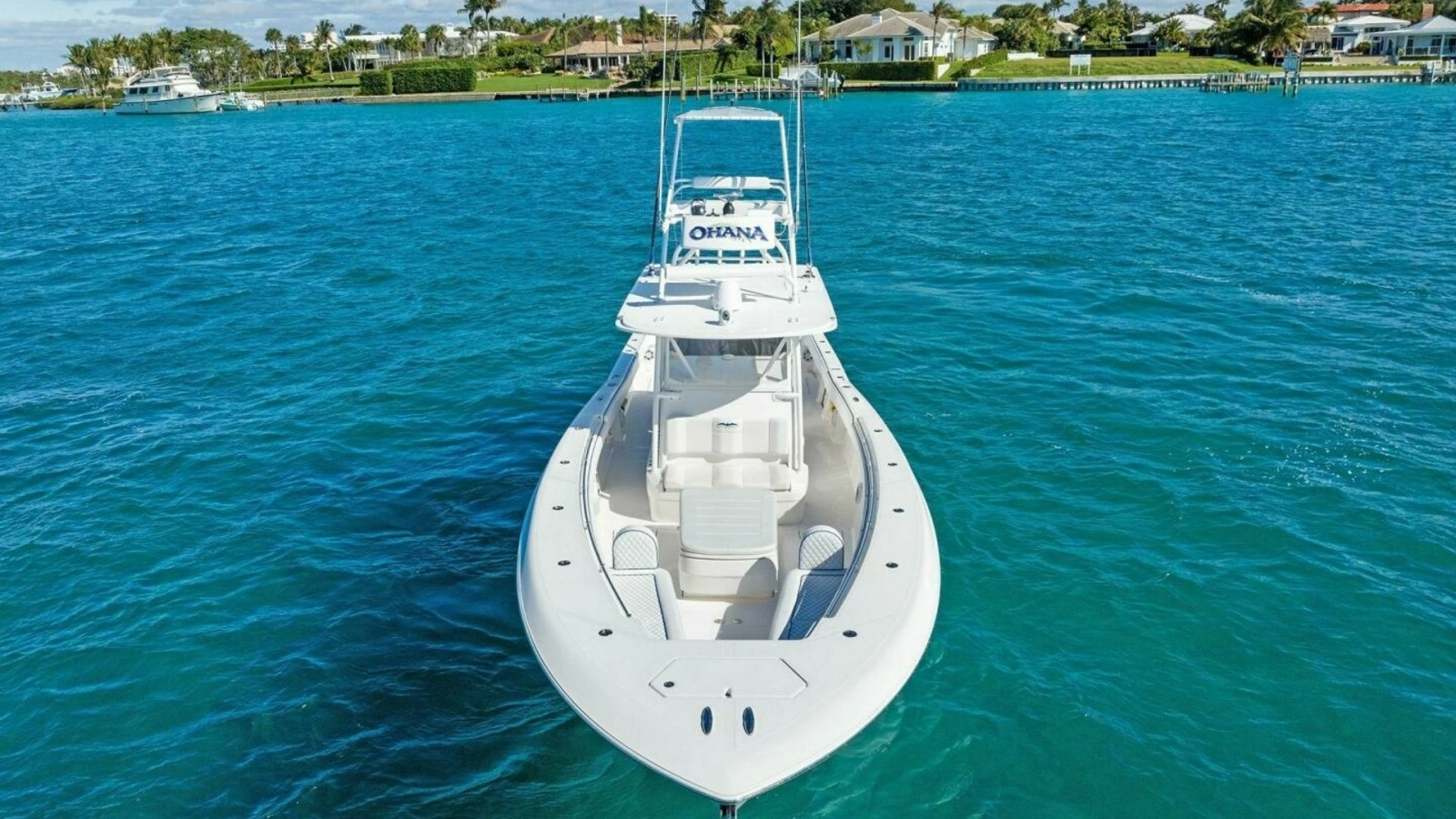 Bow View of 42 Open Fisherman