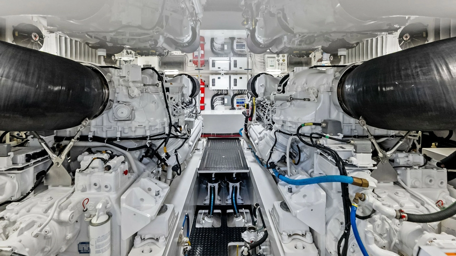 Engine Room with Twin Engines