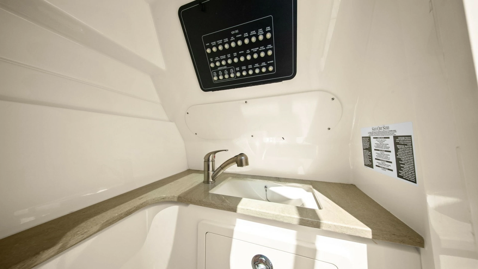 Compact Galley with Sink Area