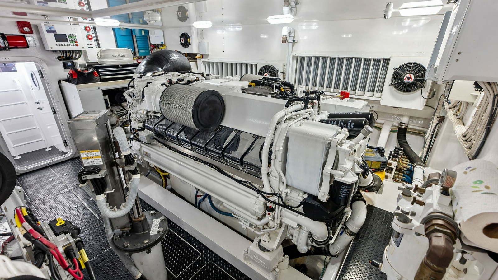 Engine Room with Twin Engines
