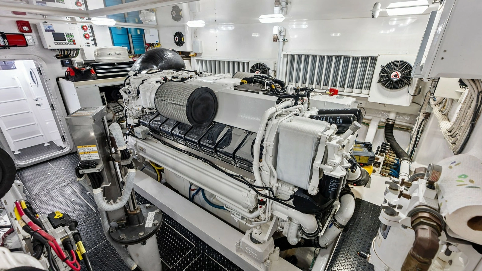 Engine Room with Twin Engines