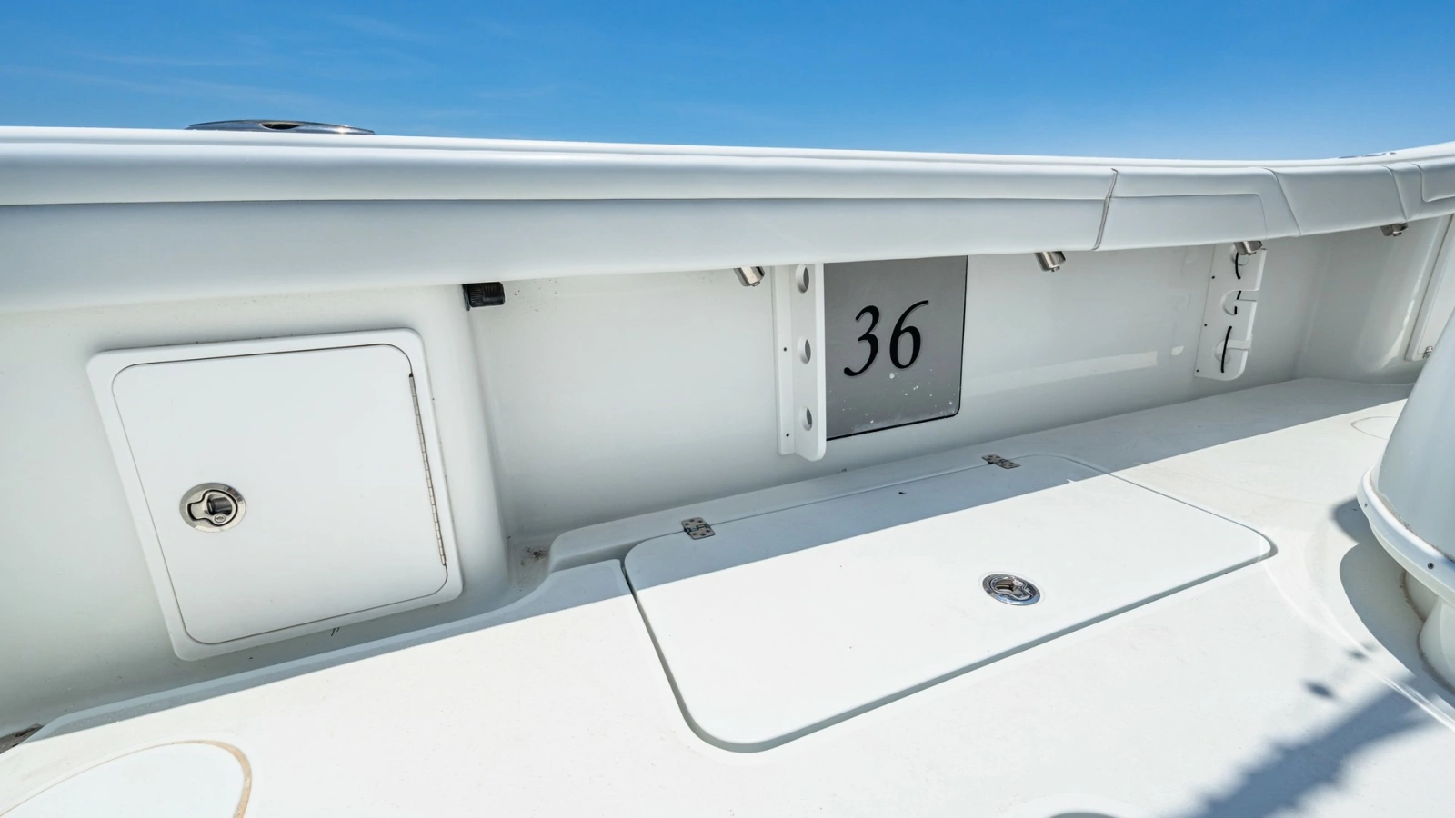 Cockpit Storage Area and Deck