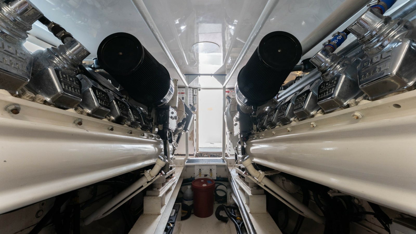 Engine Room with Twin Engines