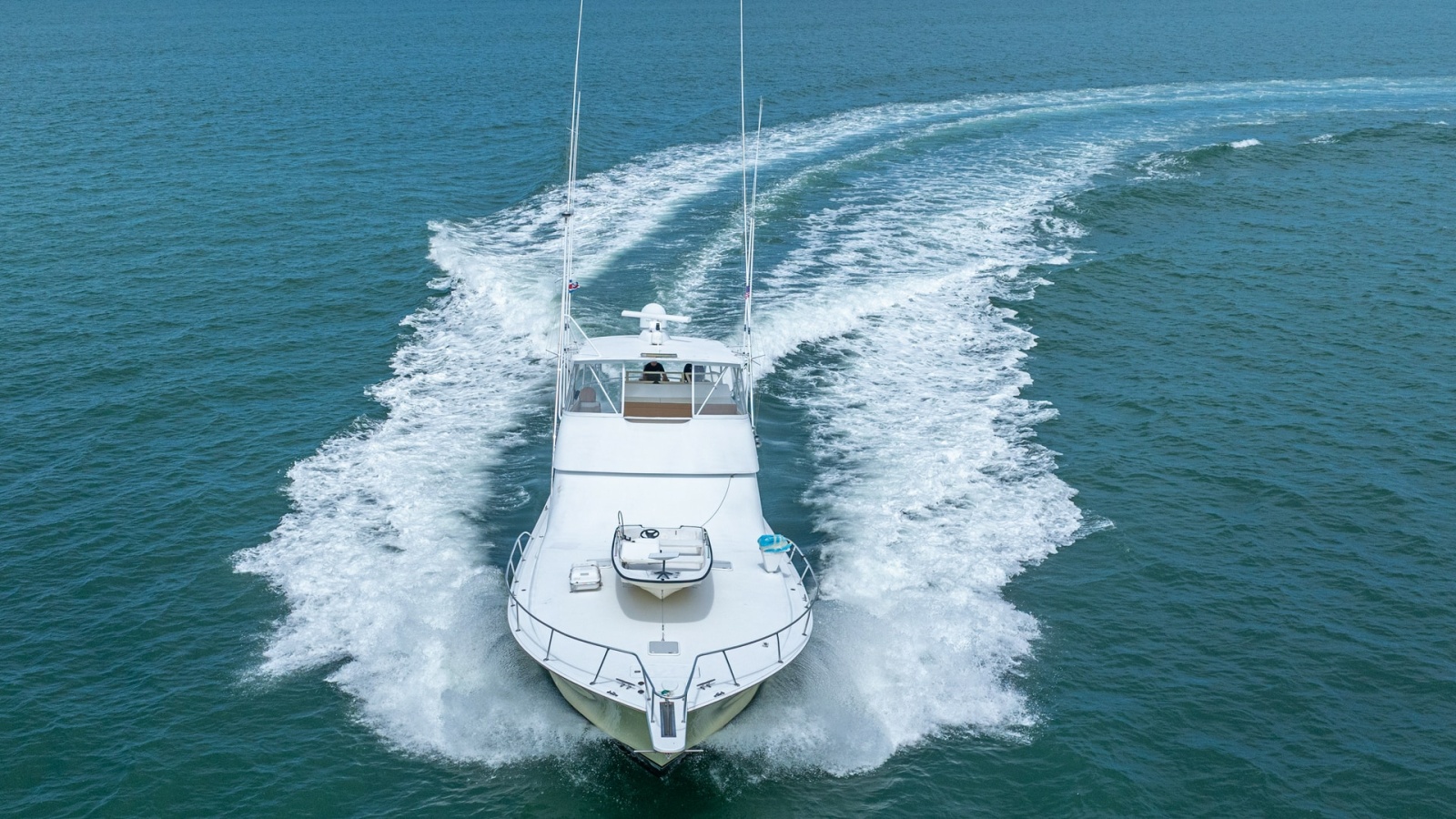 Bow View Cruising at Sea