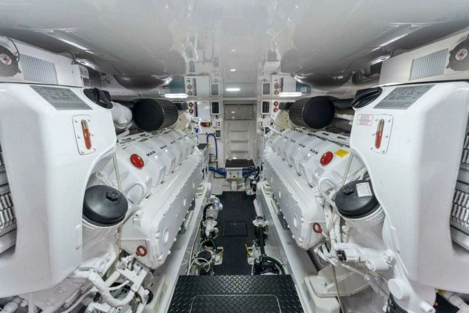 2021 Viking 54 Convertible HAMMERHEADS Engine Room