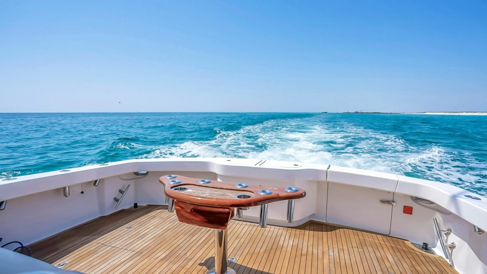 Spacious Aft Deck with Rod Holders