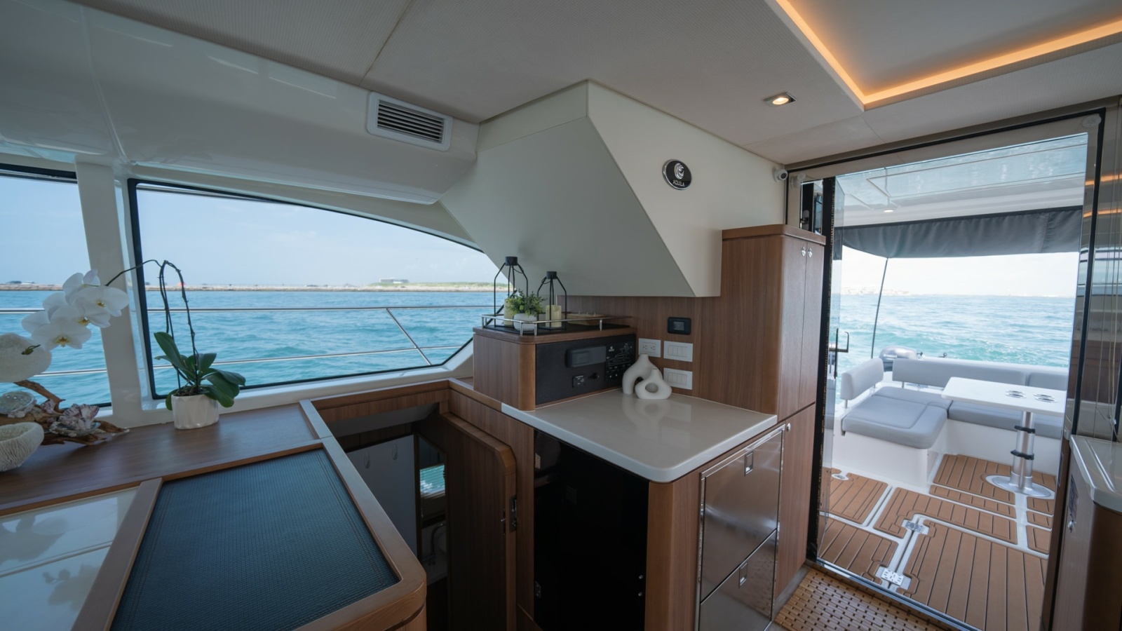 Galley and Aft Deck View