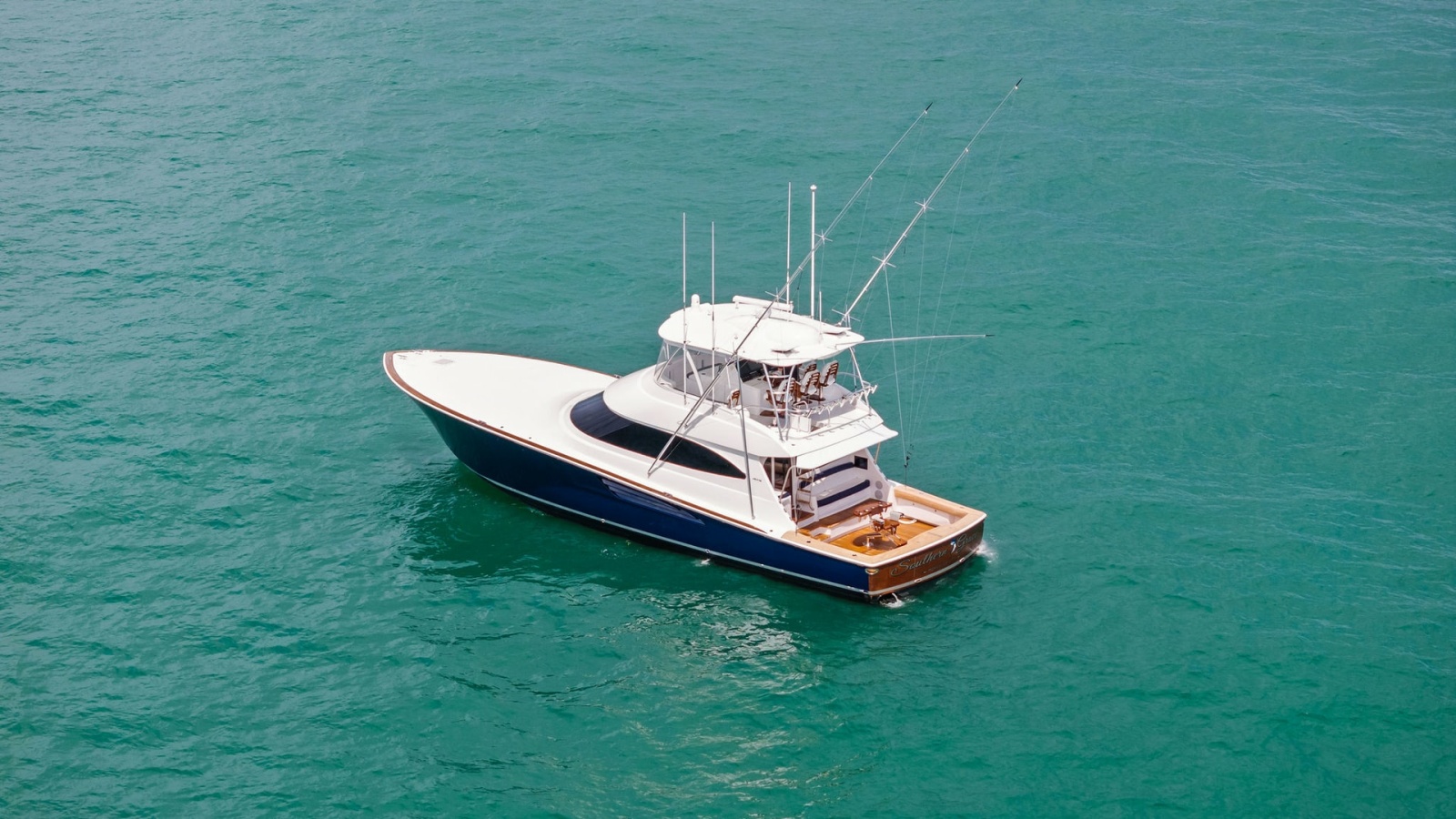 Aerial View of Sport Fishing Deck