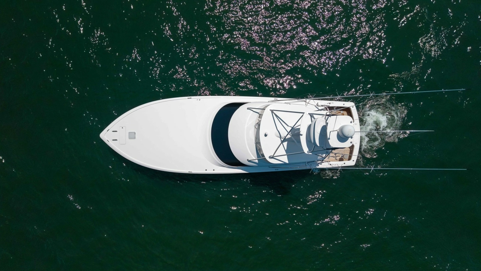 Aerial View of Viking 62 Convertible