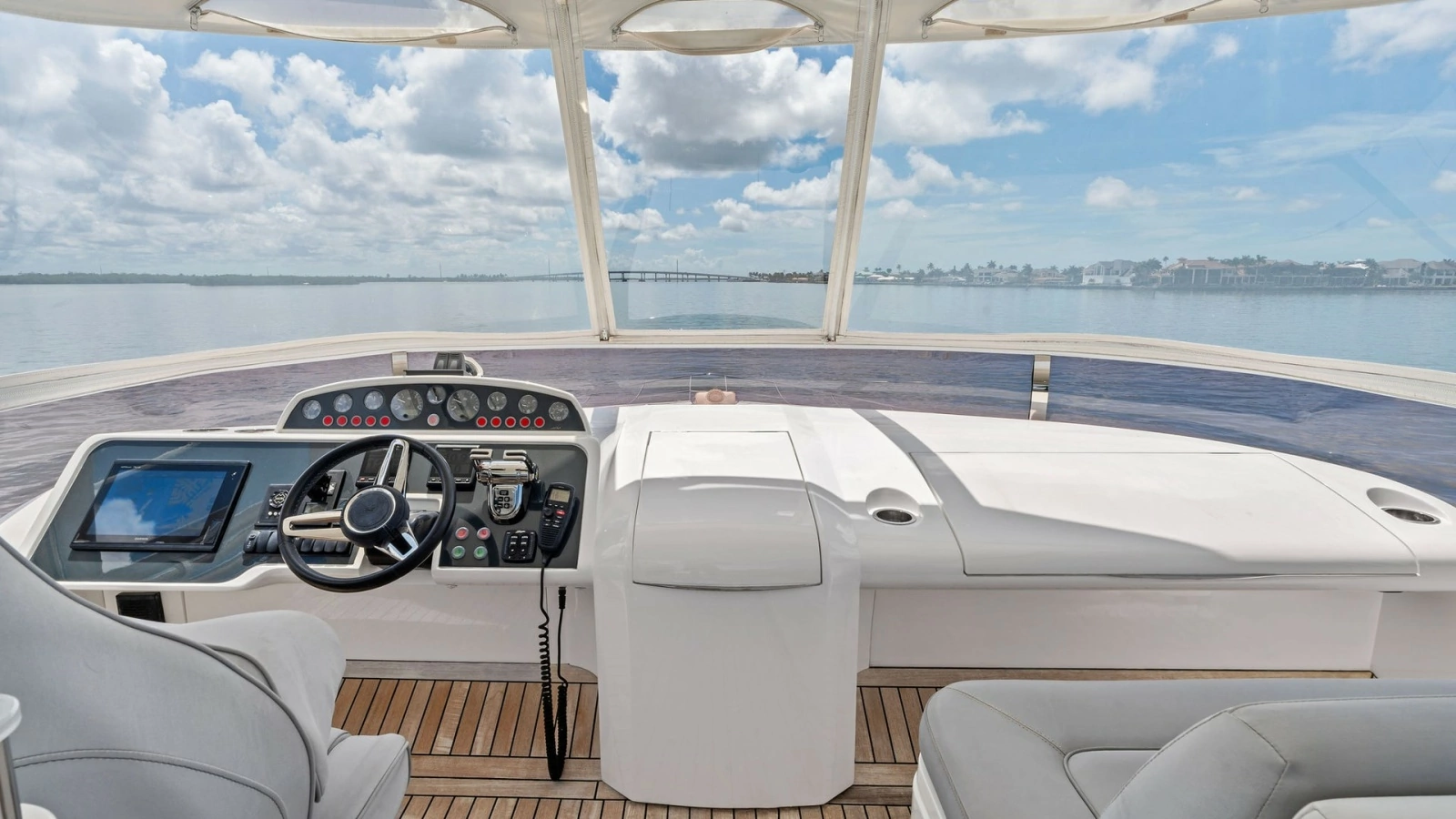 Flybridge Helm Station View