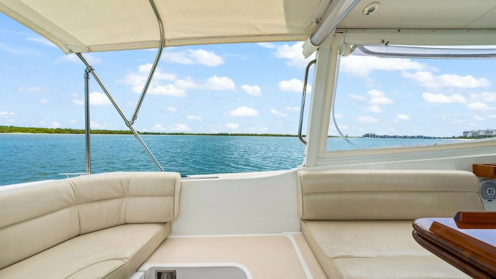 Spacious Aft Deck Seating Area