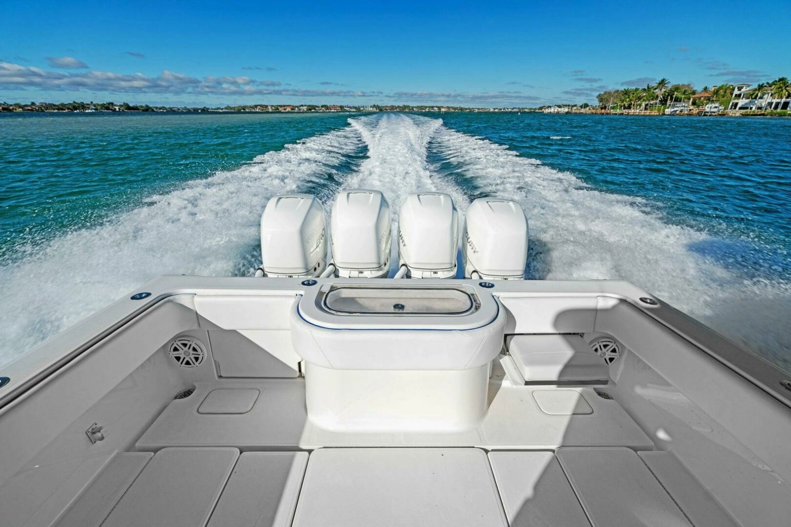 2019 Invincible 42 Open Fisherman 'Ohana'Cockpit