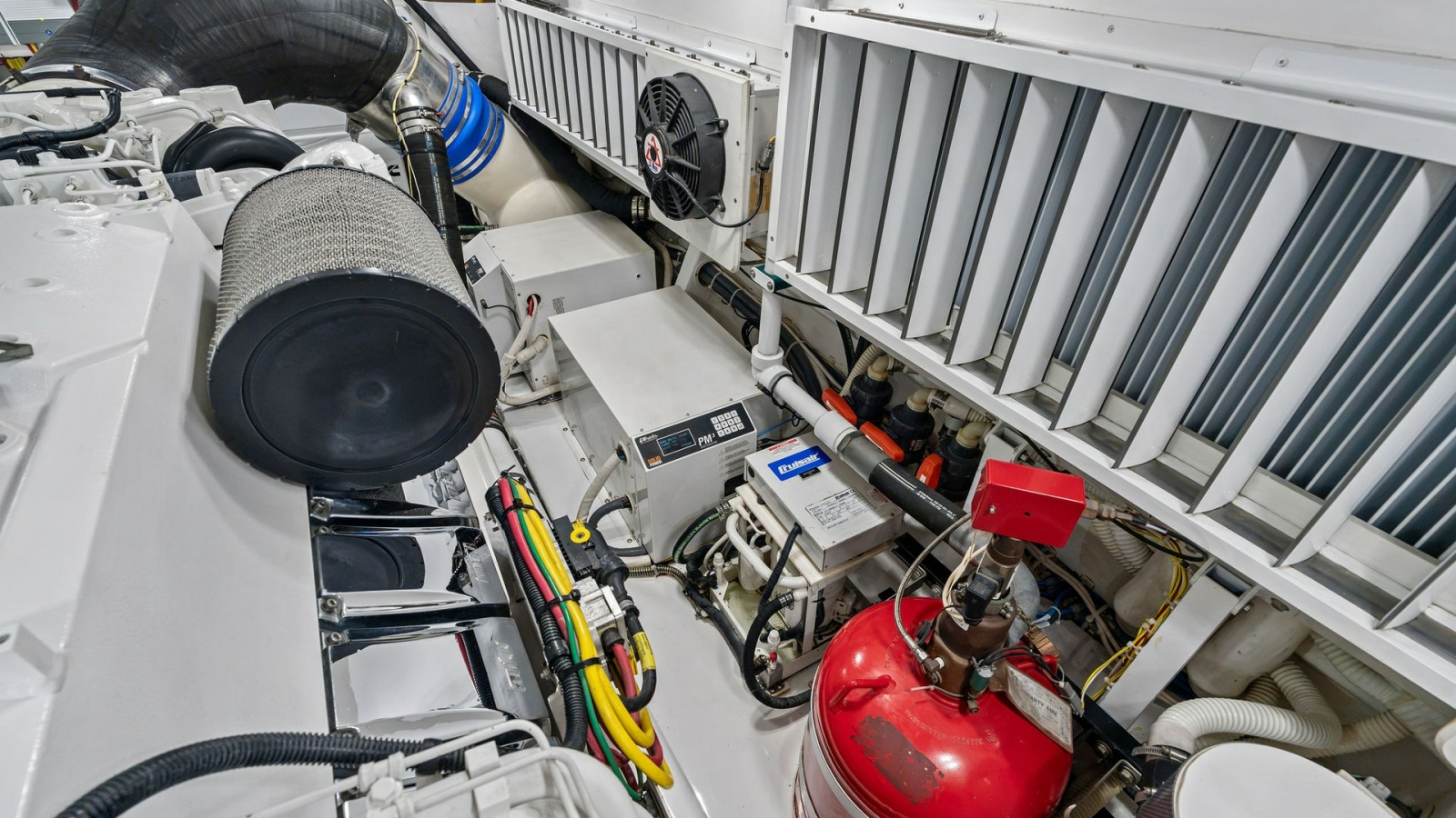 2016 Viking 80 Enclosed Bridge- FRIGATE- Engine Room