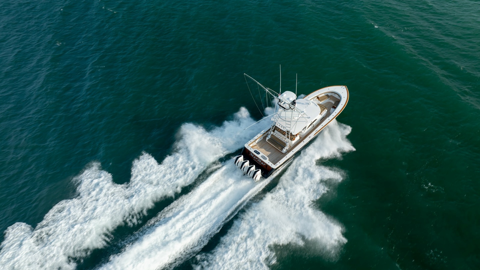 Aerial View of V-46 in Motion
