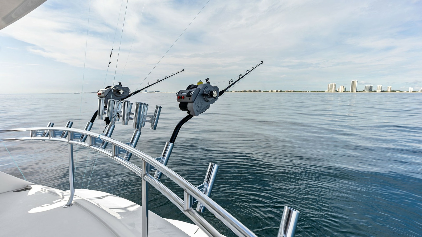 Stern Fishing Rod Holders View