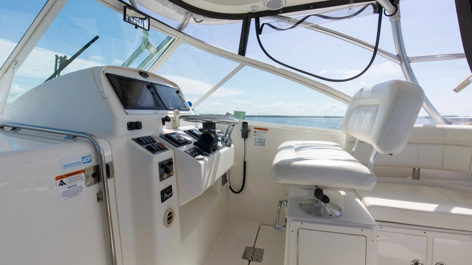 Helm Station with Seating Area