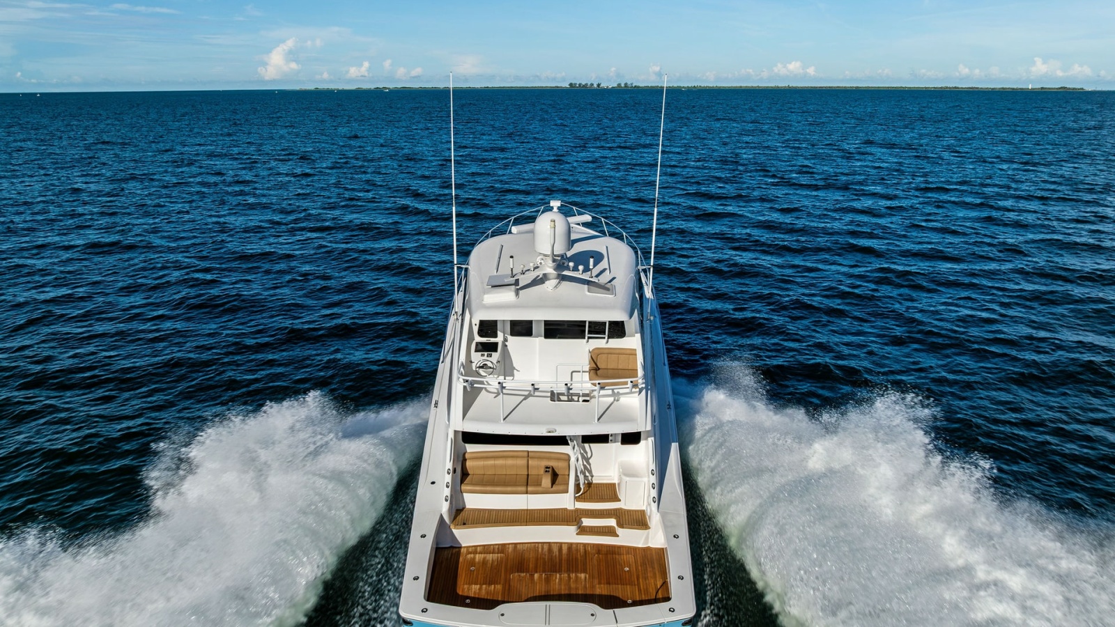 Aerial View of Aft Deck in Motion