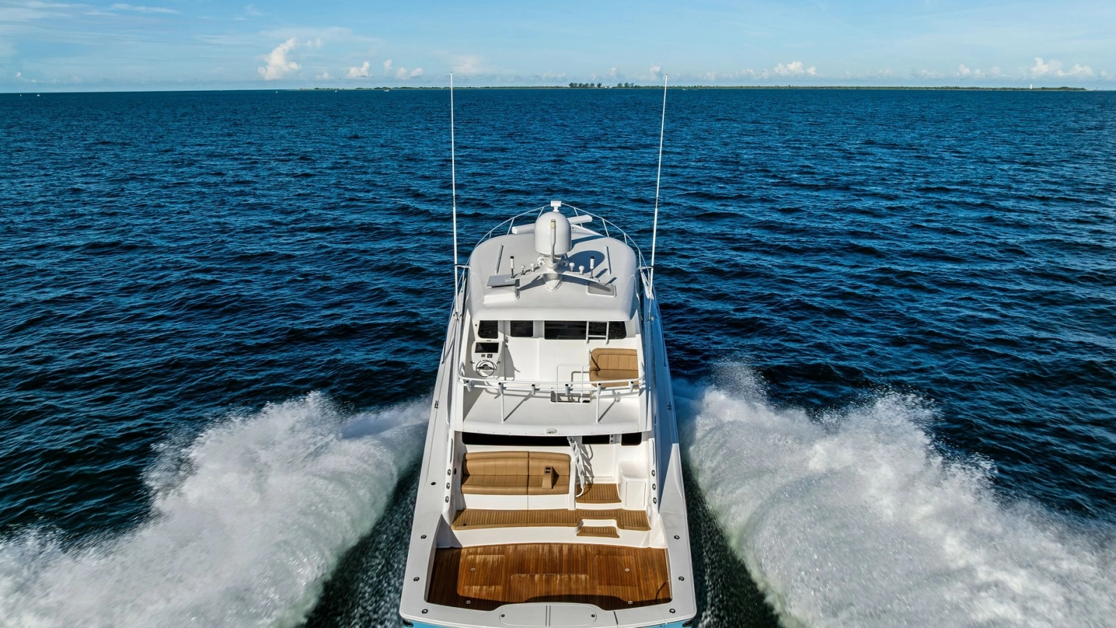 Aerial View of Aft Deck in Motion