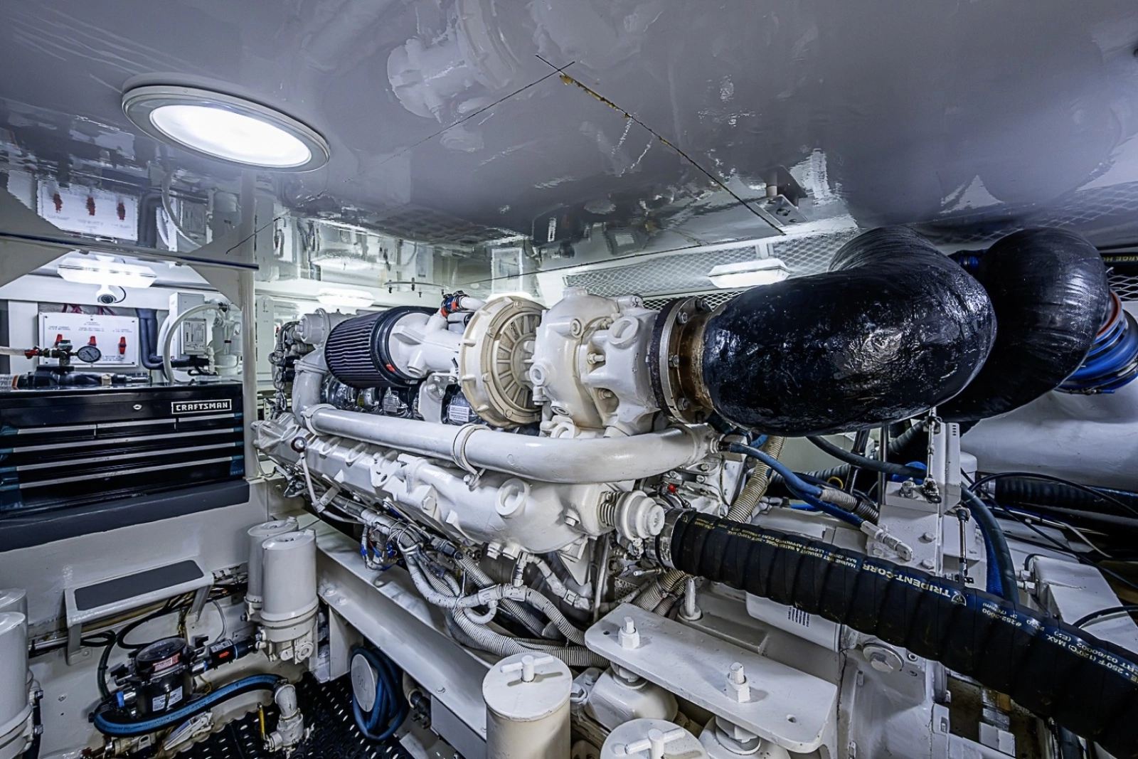 Viking 52 - Catchin Time - Engine Room