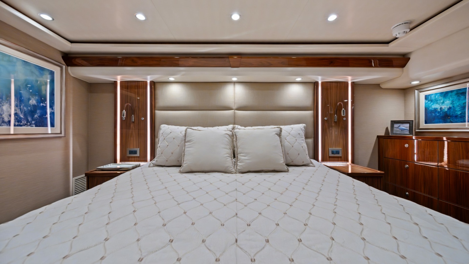 Luxurious Master Stateroom Interior