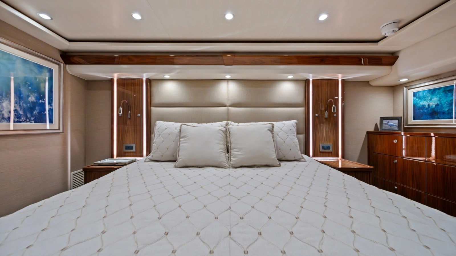 Luxurious Master Stateroom Interior
