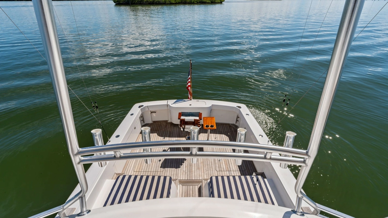 Aft Deck View from Flybridge