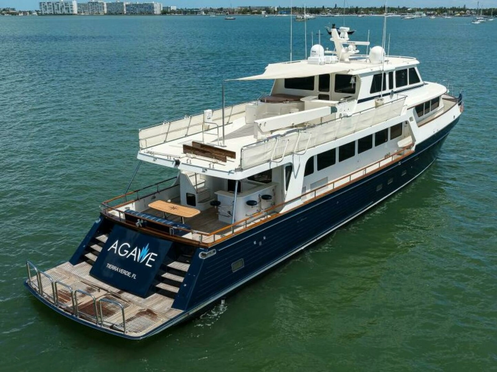 On Deck Master 97ft Marlow Yacht For Sale