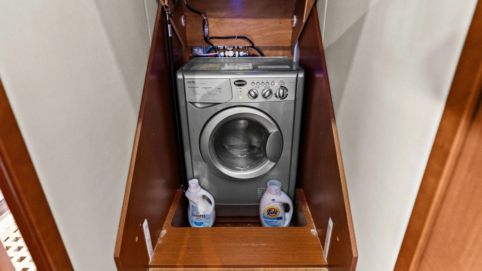 Compact Laundry Area with Washer