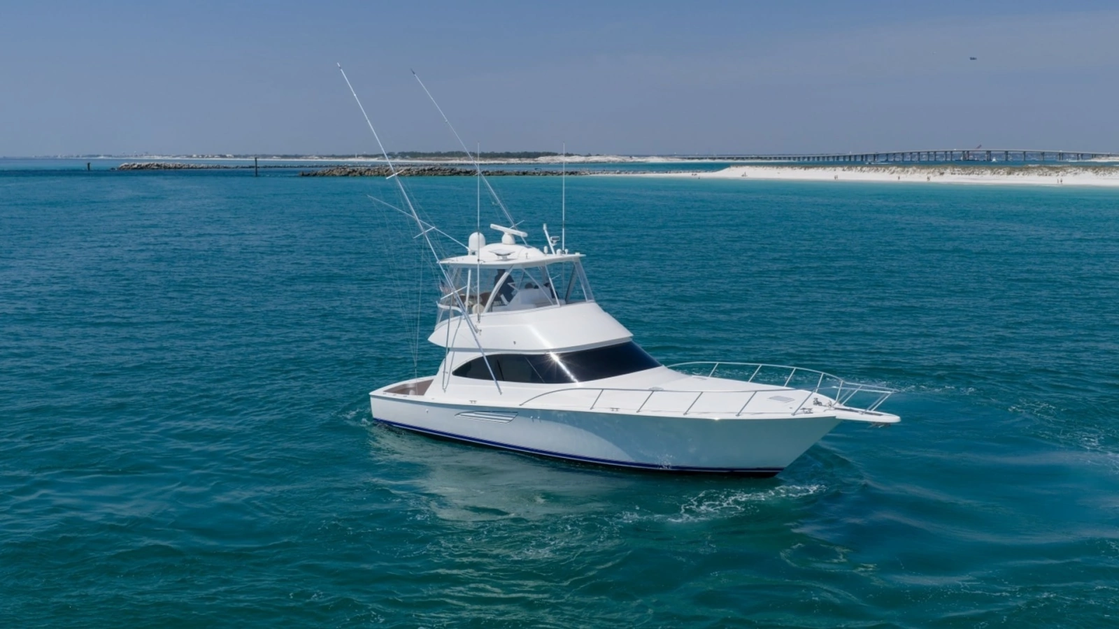 Aerial View of Viking 48 Convertible