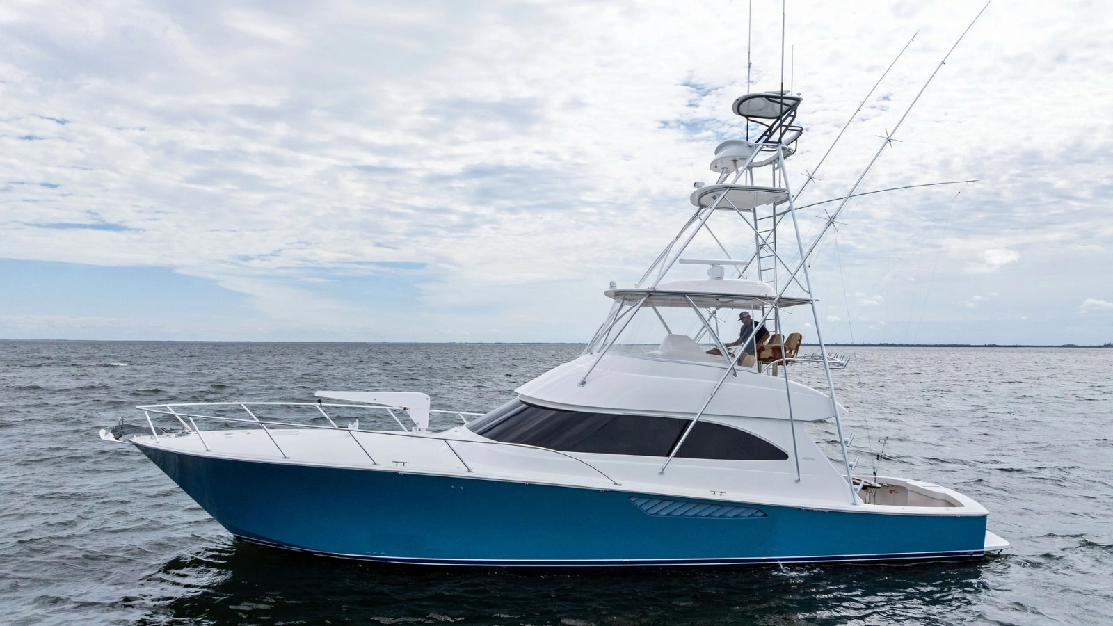 Starboard Profile of Viking 55 Convertible
