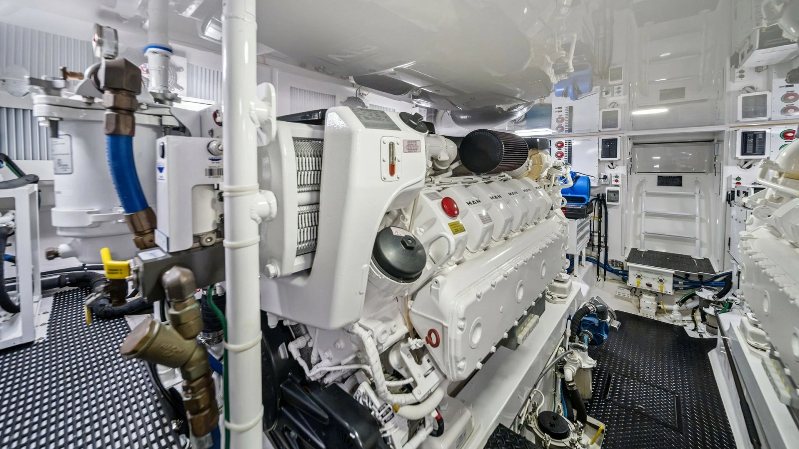 Engine Room with Twin Engines