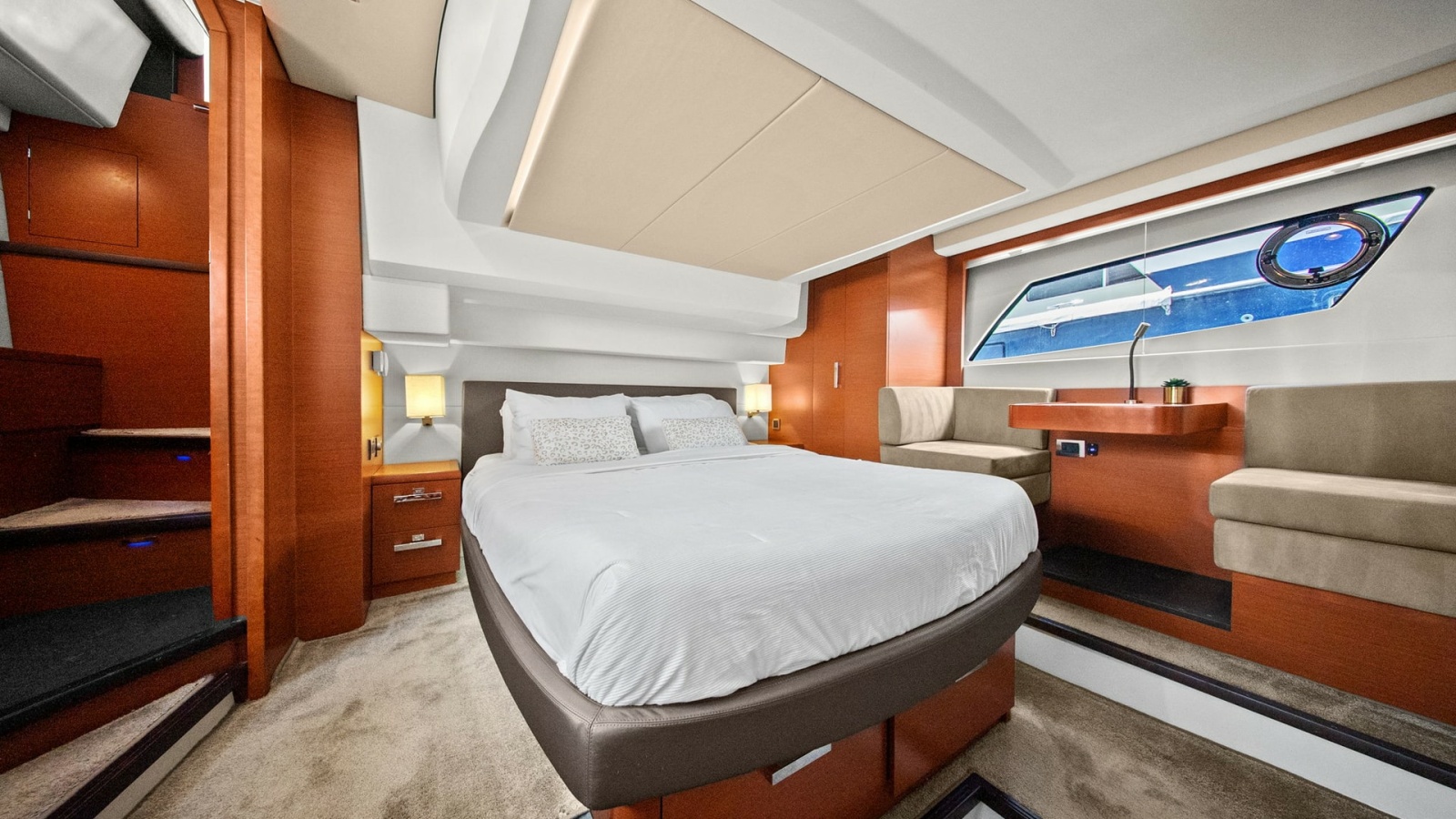 Master Stateroom with Panoramic Window
