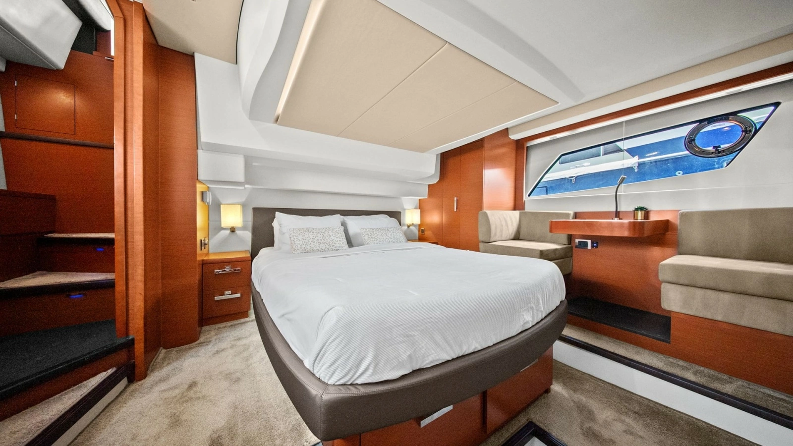 Master Stateroom with Panoramic Window