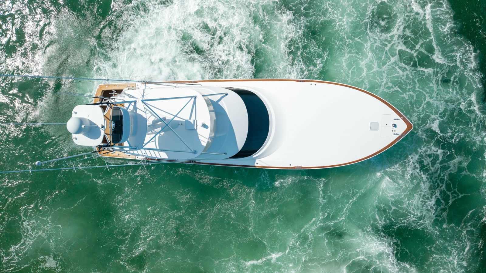 Aerial View of Viking 68 Convertible