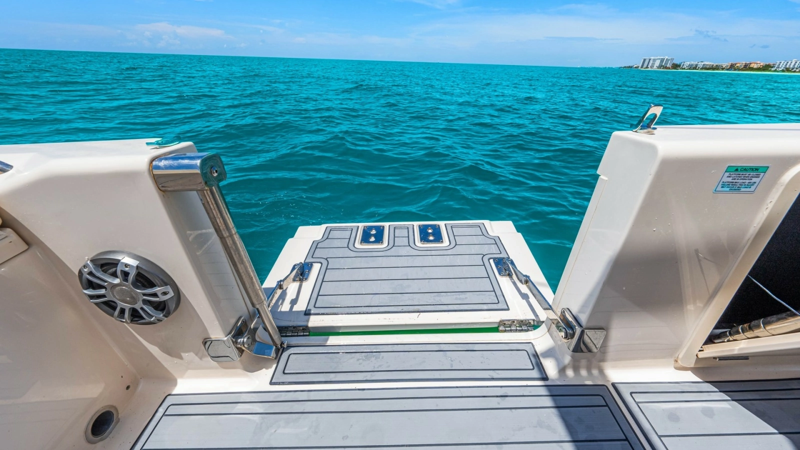 Stern Swim Platform with Ladder